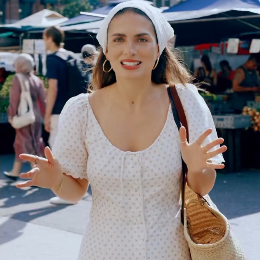 Sezane White Mini Dress